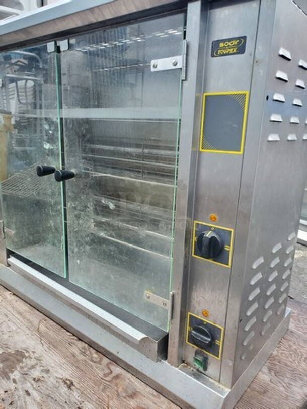 Sodir by Equippex RBE8 Roller Grill Rotisserie Roaster 208-240Volts 37X17X34 - Image 3 of 7