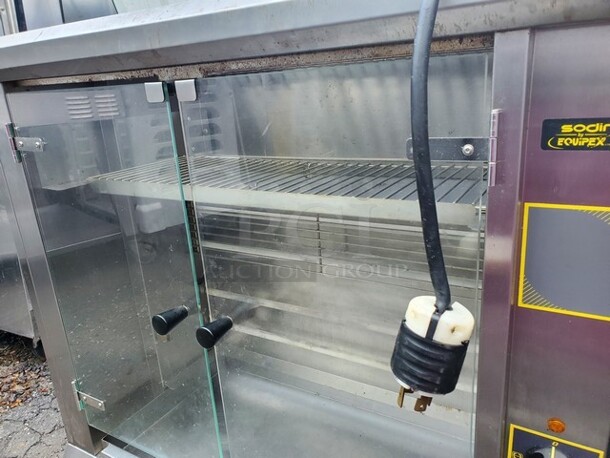 Sodir by Equippex RBE8 Roller Grill Rotisserie Roaster 208-240Volts 37X17X34 - Image 7 of 7