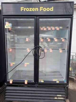 TRUE GDM-49F-LD 2 Glass Door Freezer 115Volts Tested and Working! Very Nice condition! 54X30X82 Like New! 