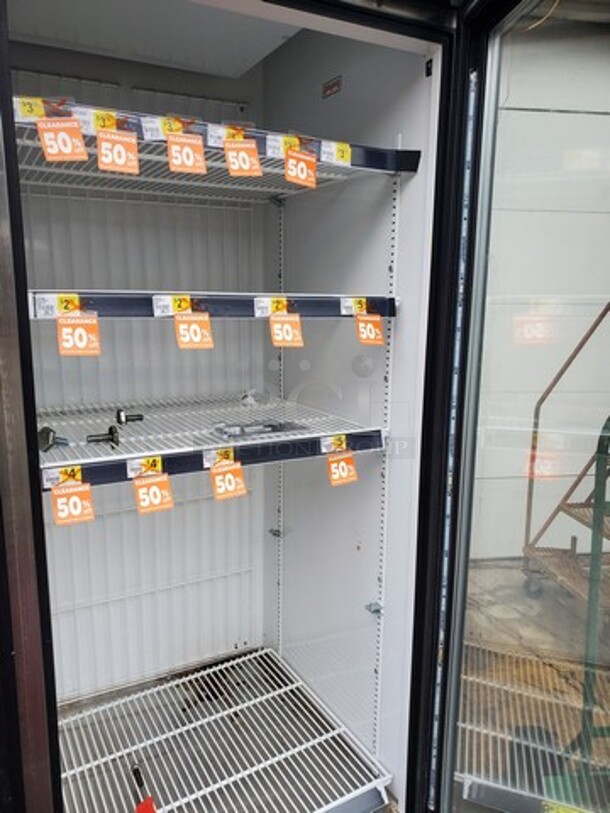 TRUE GDM-49F-LD 2 Glass Door Freezer 115Volts Tested and Working! Very Nice condition! 54X30X82 Like New!  - Image 7 of 8