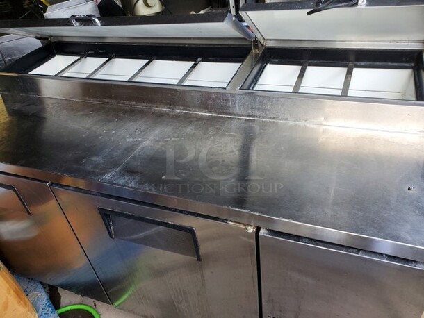 TRUE TPP-67 2 Door Sandwich Table Tested & Working! Very nice condition! 67X33X36 - Image 2 of 5