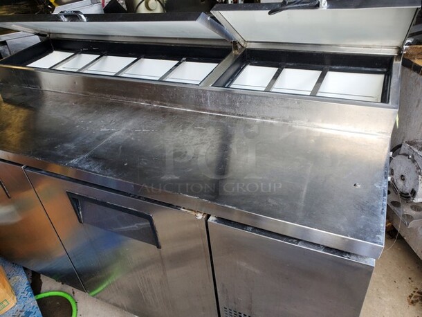 TRUE TPP-67 2 Door Sandwich Table Tested & Working! Very nice condition! 67X33X36 - Image 3 of 5