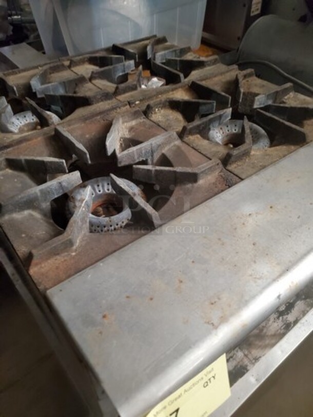 American Range Natural Gas 4 Burner Countertop Stove 24X30X10 (Missing knobs) - Image 3 of 7