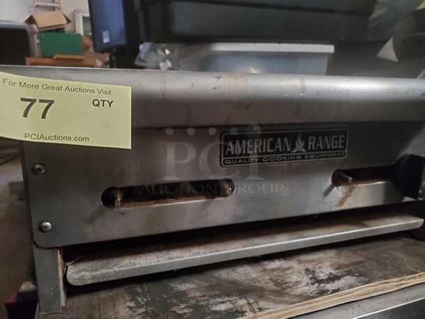 American Range Natural Gas 4 Burner Countertop Stove 24X30X10 (Missing knobs) - Image 4 of 7