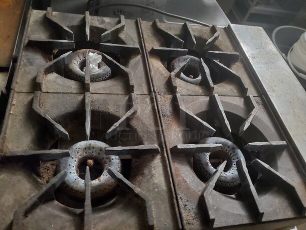 American Range Natural Gas 4 Burner Countertop Stove 24X30X10 (Missing knobs) - Image 7 of 7