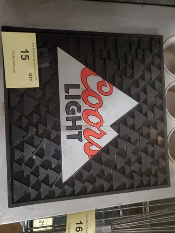 Coors Light Bar Mat-Professional Spill Mat Wait Station 