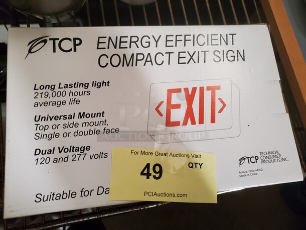 COMPACT "EXIT" SIGN - Image 1 of 3