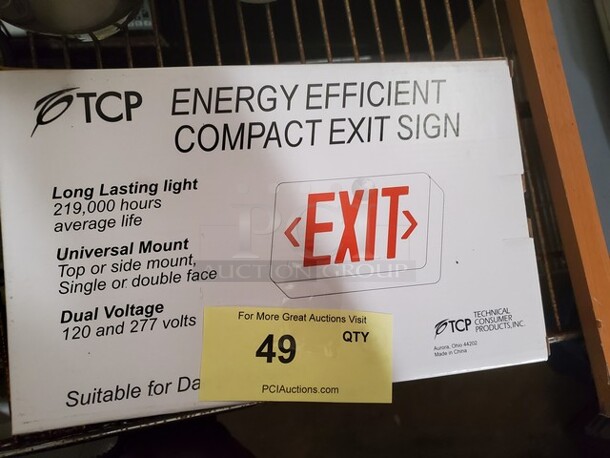 COMPACT "EXIT" SIGN - Image 3 of 3