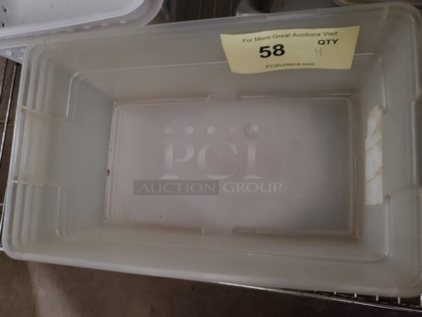 Lot of 4 plastic container ALL ONE MONEY  - Image 3 of 3