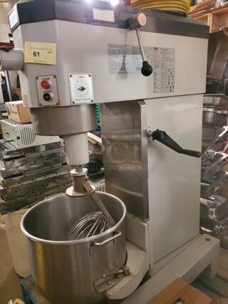 Titan GP1060 60Qt Mixer With 3 Attachments! 