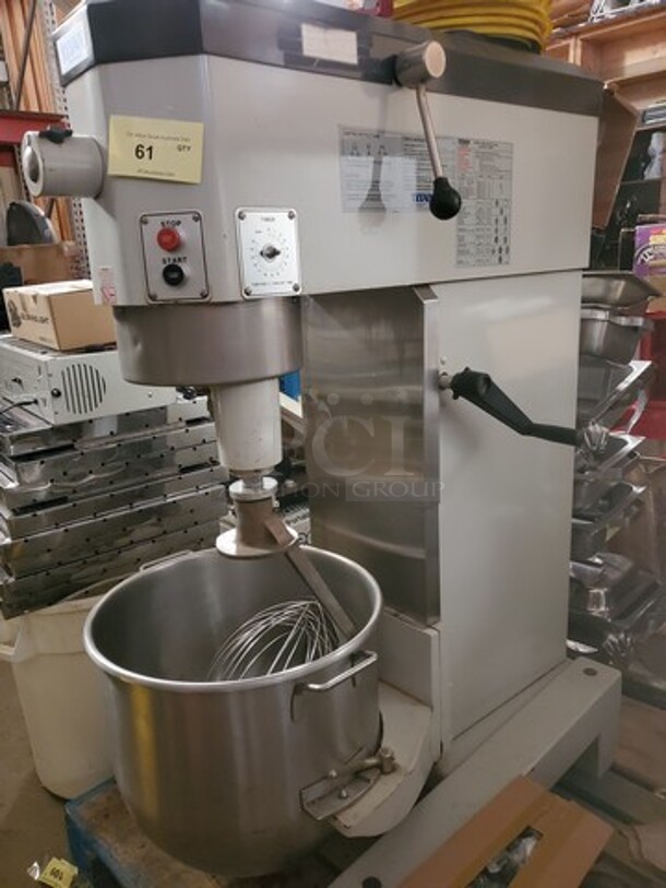 Titan GP1060 60Qt Mixer With 3 Attachments!  - Image 2 of 12