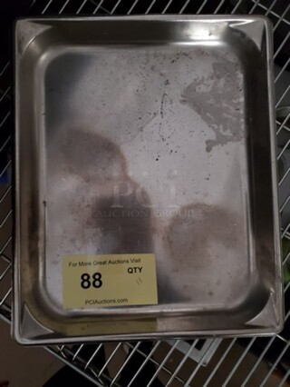 Lot of 11 Stainless Steel Pan 