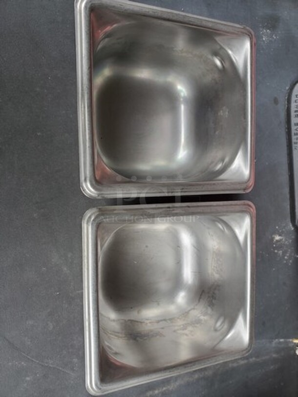 Lot of 2 Stainless Steel Pan W/ Lid - Image 3 of 4