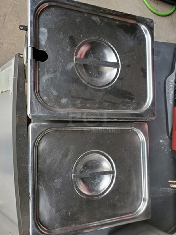 Lot of 2 Stainless Steel Pan W/ Lid - Image 2 of 5