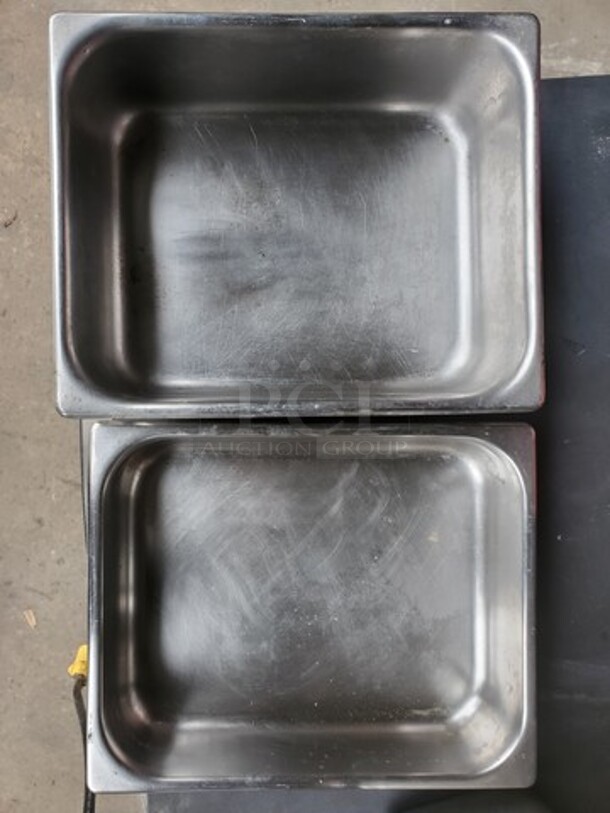 Lot of 2 Stainless Steel Pan W/ Lid - Image 4 of 5