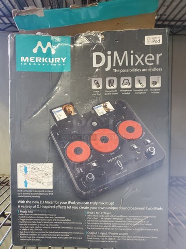 Merkury DJ Mixer Open box! - Image 1 of 4