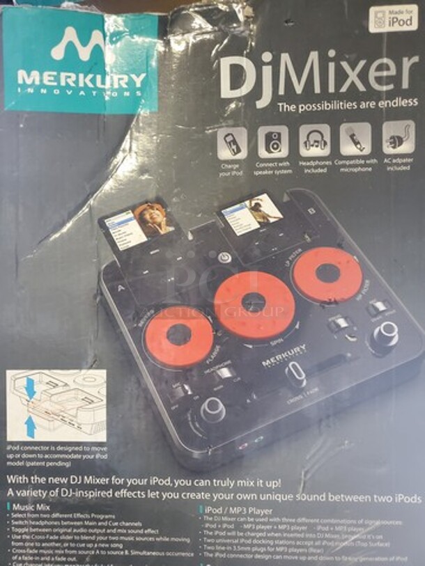 Merkury DJ Mixer Open box! - Image 2 of 4