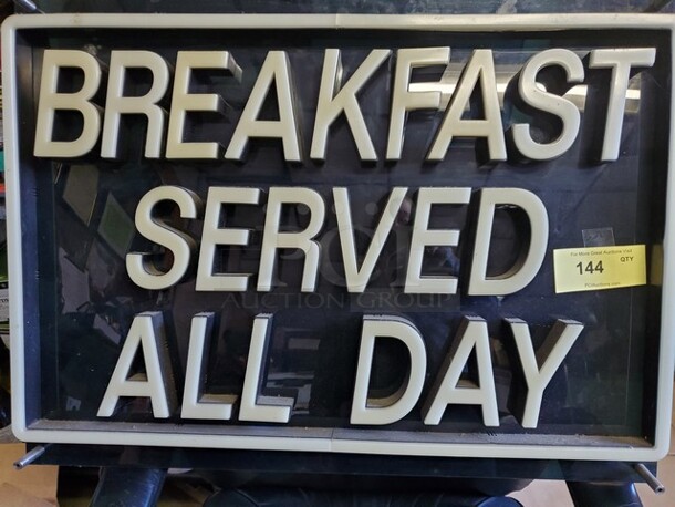 "BREAKFAS SERVED ALL DAY" Sign - Image 2 of 3