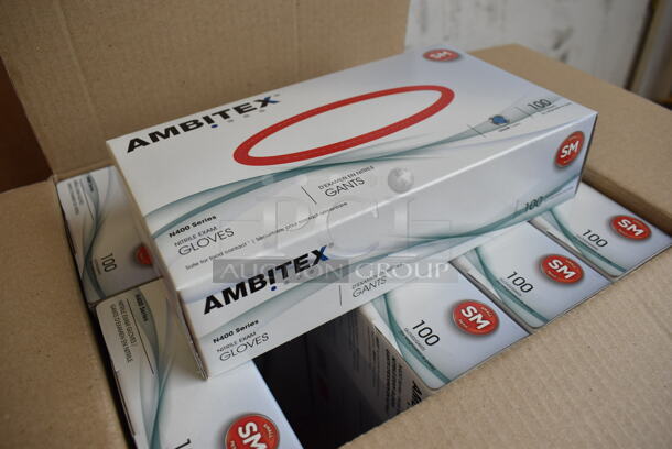 10 BRAND NEW IN BOX! Ambitex Small Nitrile Exam Gloves. 10 Times Your Bid! - Image 2 of 4
