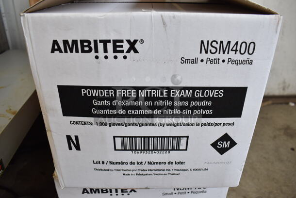 10 BRAND NEW IN BOX! Ambitex Small Nitrile Exam Gloves. 10 Times Your Bid! - Image 4 of 4