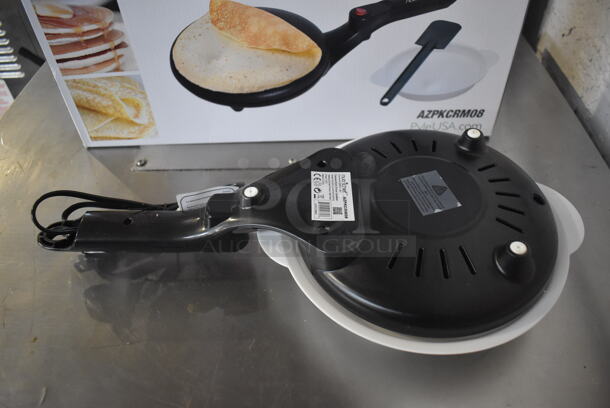 BRAND NEW IN BOX! Nutrichef AZPKCRM08 Metal Countertop Electric Crepe Maker. 120 Volts, 1 Phase. 18x9x3 - Image 7 of 7