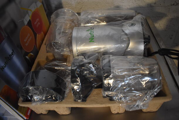BRAND NEW IN BOX! Nutrichef NCBL12 Metal Countertop Blender w/ Extra Pitchers. 120 Volts, 1 Phase - Image 3 of 9