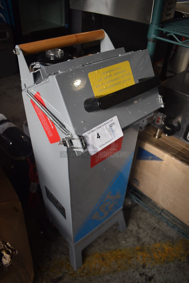 BRAND NEW! Pitco Frialator D9109105 FAT VAT 40 lb. Metal Waste Oil Transport Container. 13x14x35 - Image 2 of 7