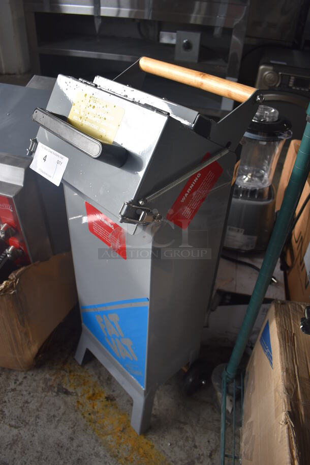 BRAND NEW! Pitco Frialator D9109105 FAT VAT 40 lb. Metal Waste Oil Transport Container. 13x14x35 - Image 5 of 7