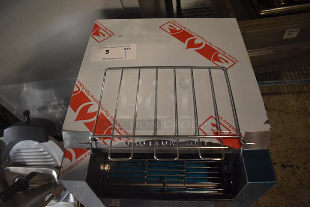 BRAND NEW IN BOX! AvaToast 184T140 Stainless Steel Commercial Countertop 10" Wide Conveyor Toaster Oven with 3" Opening. 120 Volts, 1 Phase. 14.5x16.5x15.5. Tested and Working! - Image 7 of 8