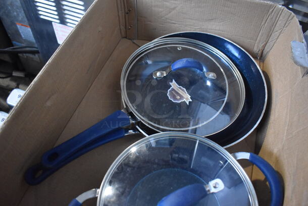 ALL ONE MONEY! Lot of 3 Skillets, 1 Sauce Pan and 1 Stock Pot - Image 3 of 7