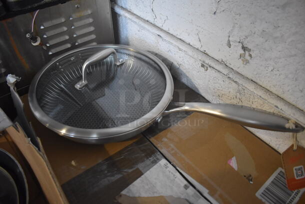 ALL ONE MONEY! Lot of 3 Skillets, 1 Sauce Pan and 1 Stock Pot - Image 6 of 7