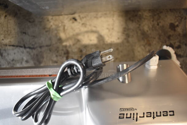 BRAND NEW! Hobart Centerline EDGE12-11 Stainless Steel Commercial Countertop 12" Manual Meat Slicer w/ Blade Sharpener. Missing Back Knob. 115 Volts, 1 Phase. 26x22x22. Tested and Working! - Image 6 of 7