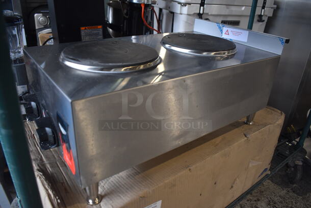 LIKE NEW! Vollrath Cayenne STA8002 Stainless Steel Commercial Countertop Electric Powered 2 Burner Hot Plate Range. Used a Few Times at Trade Show as a Demonstration. 208/240 Volts, 1 Phase. 15x27x12. Tested and Working! - Image 4 of 8