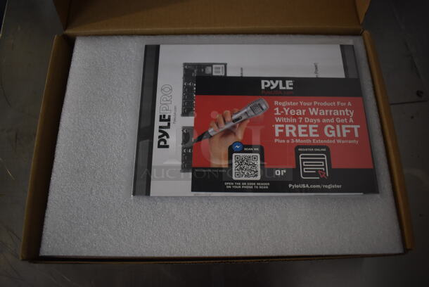 BRAND NEW IN BOX! Pyle Pro PMXU48BT 4 Channel Wireless BT Studio Mixer. 6.5x6.5x3 - Image 5 of 6
