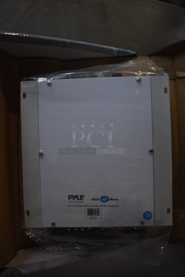 BRAND NEW IN BOX! Pyle PLMRA410BT Elite Series Waterproof Bluetooth Amplifier. 8x9x2 - Image 4 of 6