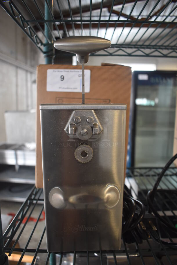 BRAND NEW IN BOX! Edlund 203 Stainless Steel Commercial Countertop Electric Powered Can Opener. 230 Volts, 1 Phase. 4.5x6.5x12. Tested and Working! - Image 3 of 7