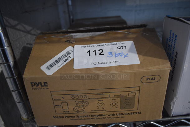 3 BRAND NEW IN BOX! Pyle PCA3 Stereo Power Amplifier. 7.5x5.5x3. 3 Times Your Bid! - Image 6 of 6