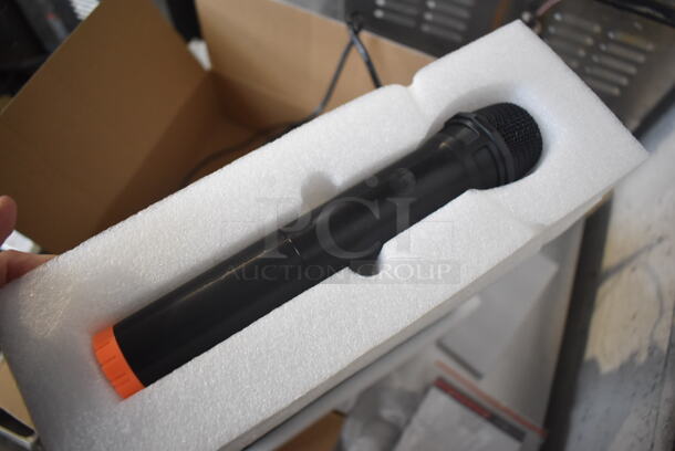 BRAND NEW IN BOX! Pyle PDA8BUWM Compact Home Theater Amplifier Stereo Receiver w/ Microphone. 11x10x3.5 - Image 7 of 9