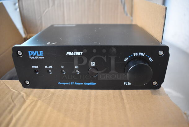 BRAND NEW IN BOX! Pyle PDA46BT Compact BT Power Amplifier. 6.5x5.5x2 - Image 1 of 6