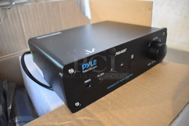 BRAND NEW IN BOX! Pyle PDA46BT Compact BT Power Amplifier. 6.5x5.5x2 - Image 2 of 6