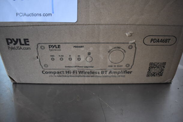 BRAND NEW IN BOX! Pyle PDA46BT Compact BT Power Amplifier. 6.5x5.5x2 - Image 6 of 6