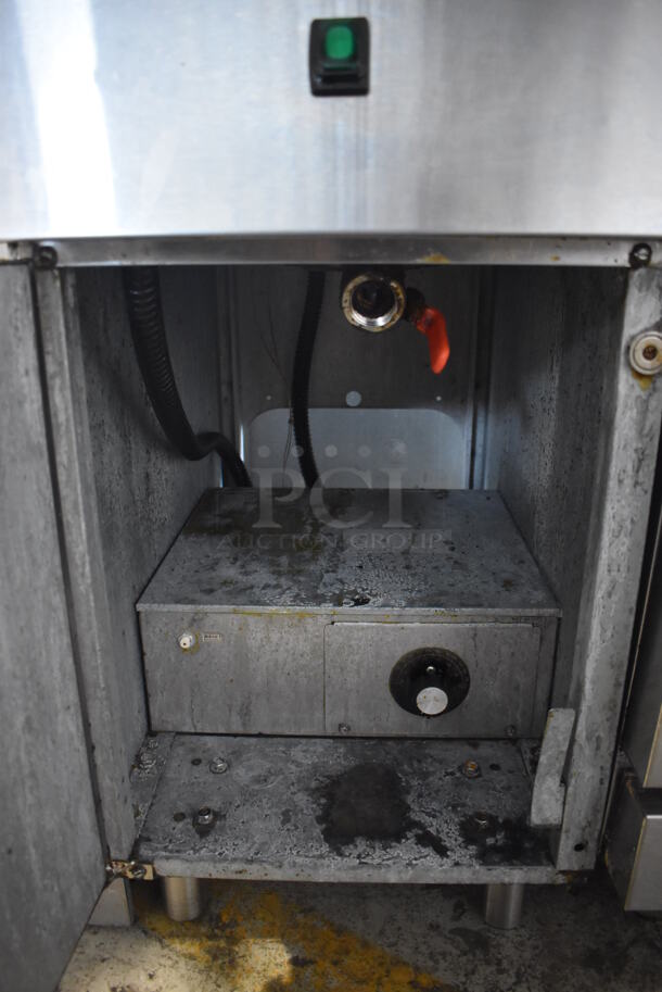 2020 Stainless Steel Commercial Electric Powered Floor Style Deep Fat Fryer. 208-240 Volts, 3 Phase. 15.5x30x44 - Image 5 of 6