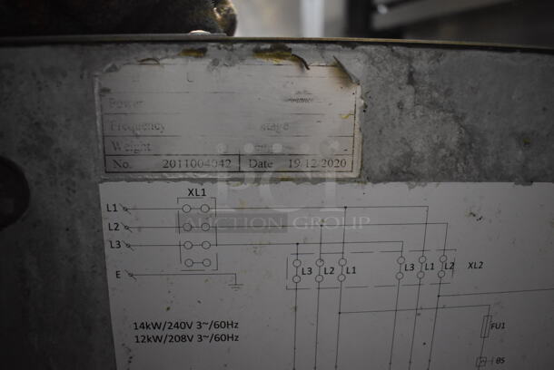 2020 Stainless Steel Commercial Electric Powered Floor Style Deep Fat Fryer. 208-240 Volts, 3 Phase. 15.5x30x44 - Image 6 of 6