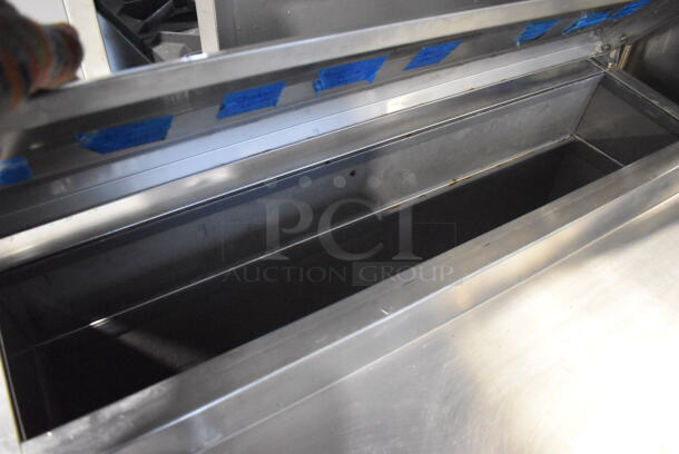 PS200 Stainless Steel Commercial Prep Table w/ 2 Over Shelves. 110 Volts, 1 Phase. 36x29x67. Tested and Does Not Power On - Image 5 of 8