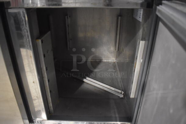 PS200 Stainless Steel Commercial Prep Table w/ 2 Over Shelves. 110 Volts, 1 Phase. 36x29x67. Tested and Does Not Power On - Image 6 of 8