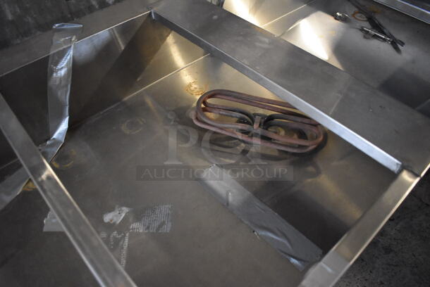 Stainless Steel Commercial Electric Powered Steam Table w/ 2 Under Shelves. 208 Volts, 1 Phase. 60x24.5x35.5 - Image 3 of 6