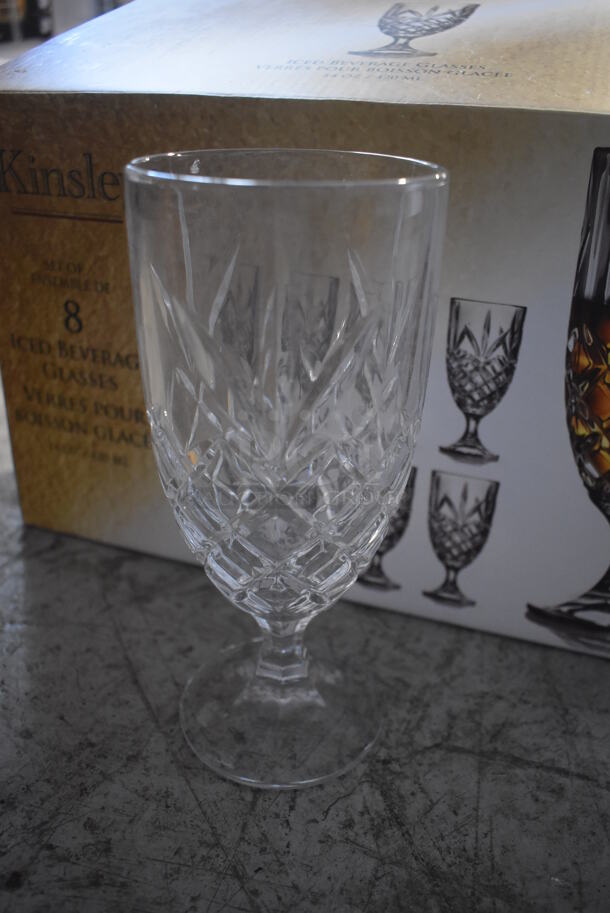 Box of 6 BRAND NEW! Kinsley Iced Beverage Glasses. 3.25x3.25x7.5 - Image 2 of 4