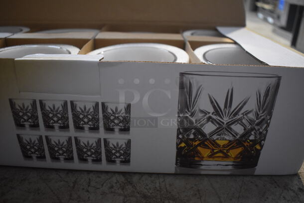 2 Boxes of 8 BRAND NEW! Kinsley Whisky Glasses. 3.25x3.25x3.5. 2 Times Your Bid! - Image 4 of 5