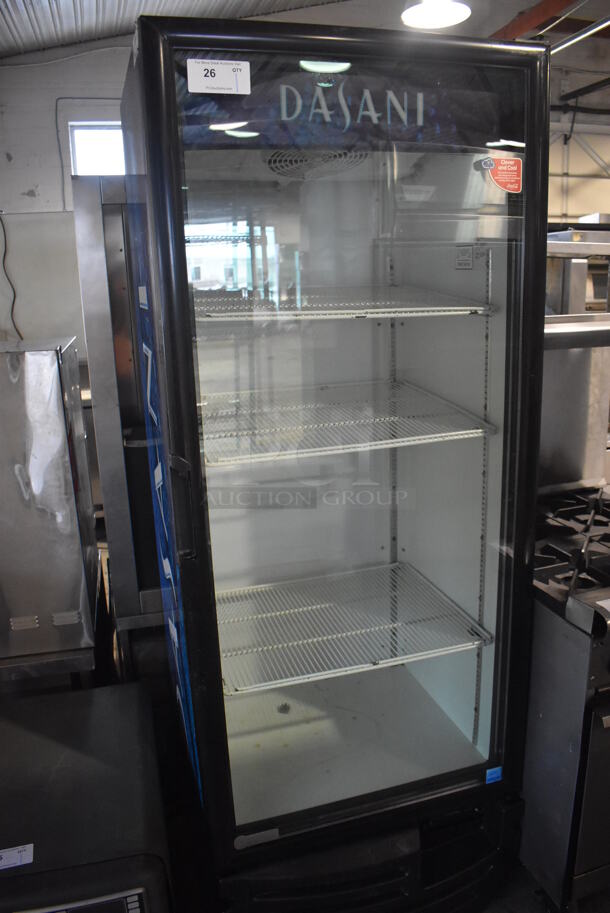 Imbera G319 ENERGY STAR Metal Commercial Single Door Reach In Cooler Merchandiser w/ Poly Coated Racks. 115 Volts, 1 Phase. 30x26x78. Tested and Powers On But Does Not Get Cold - Image 1 of 5