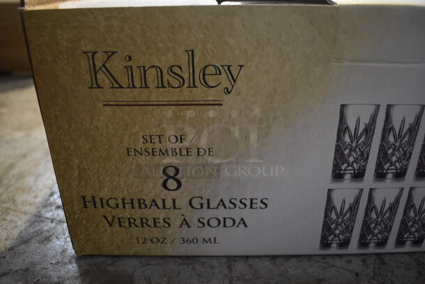 Box of 8 BRAND NEW! Kinsley Highball Glasses. 2.75x2.75x5.75 - Image 3 of 4